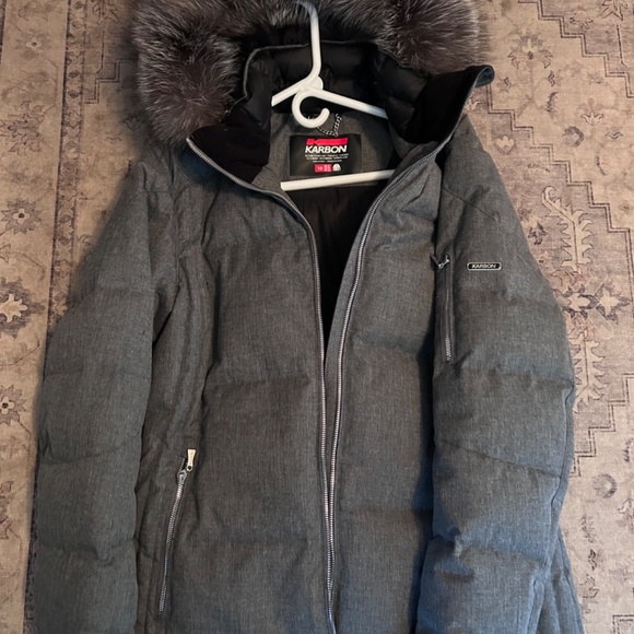 Karbon Winter Jacket with real fur - Picture 2 of 4